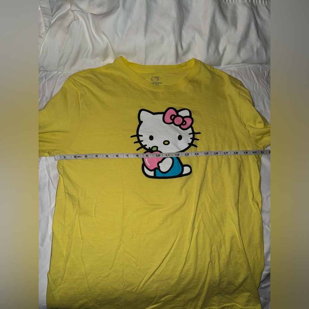 Hello Kitty Yellow Long Sleeve Tee - Picture 6 of 7
